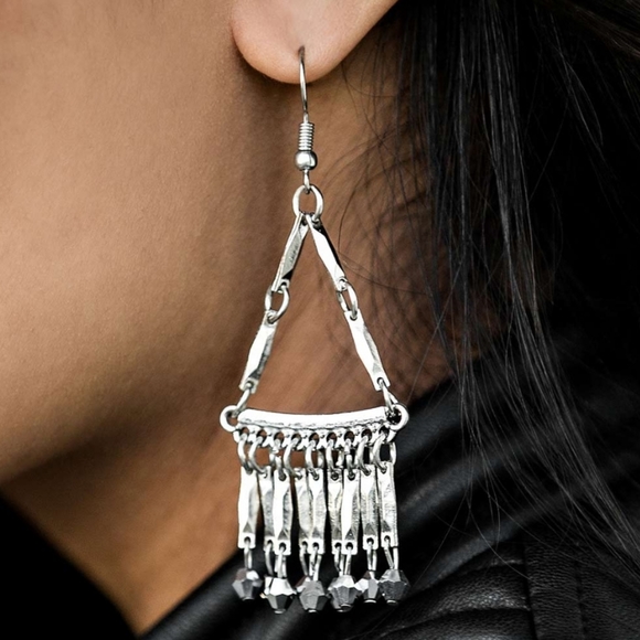 Paparazzi Wherever I May ROME Earrings - Picture 2 of 2